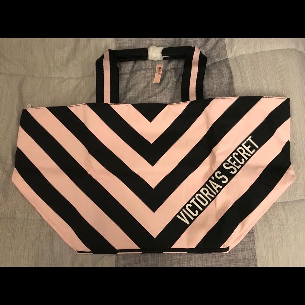 Victoria’s Secret striped tote